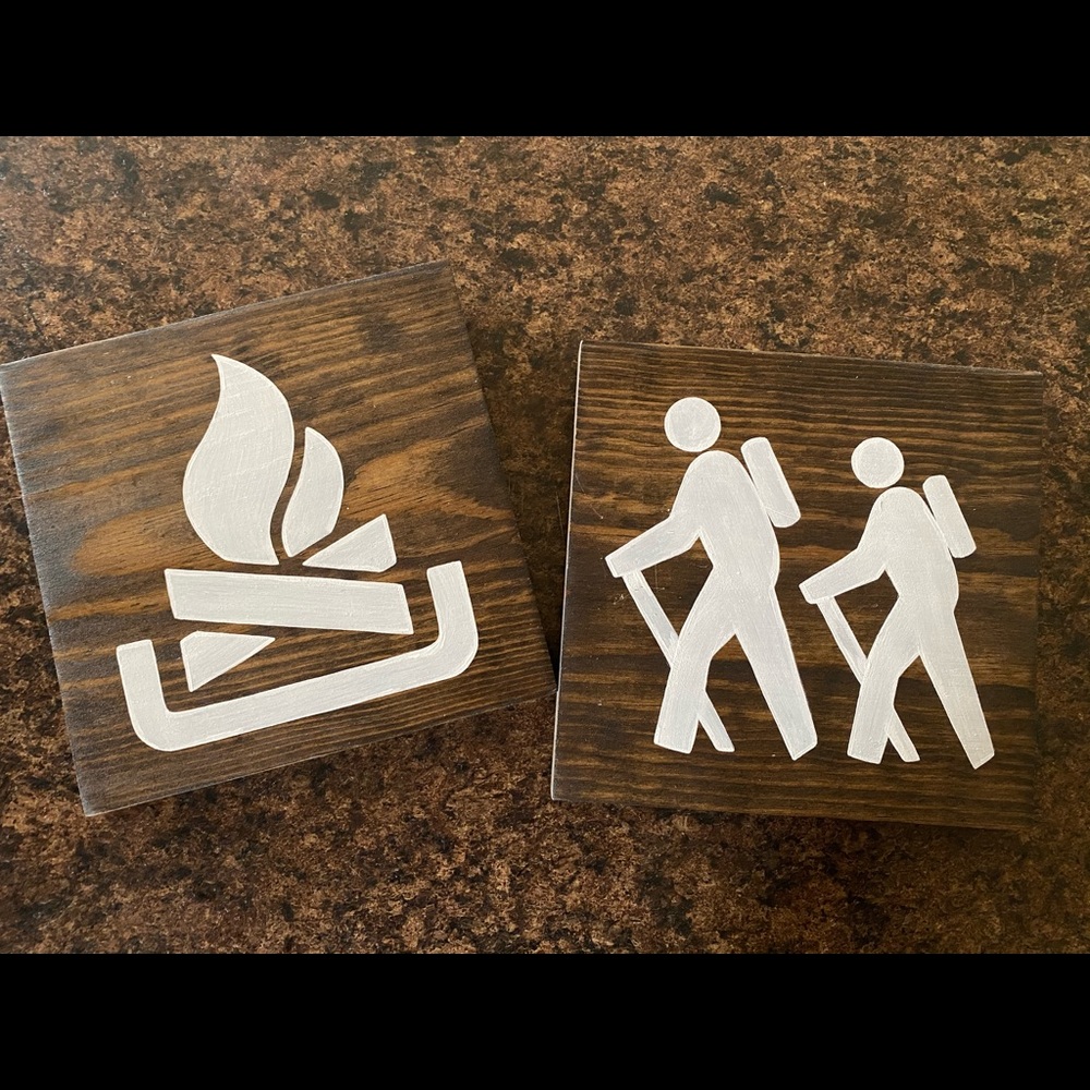 🌿Adorable Camping Wall Decor
